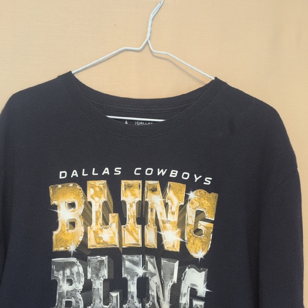Dallas Cowboys Bling Bling Five Time Champs Extra Large Vintage T-Shirt